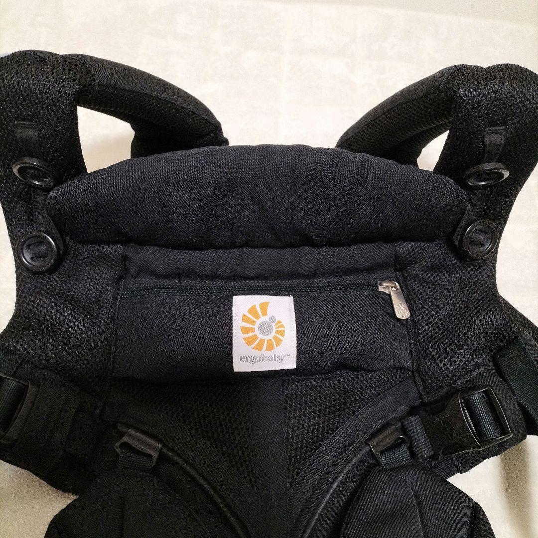 エルゴベビー オムニ360 黒 クールエアメッシュ 抱っこひも 付属品付き 美品