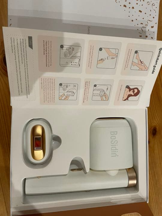 BoSidin 家庭用脱毛器 光脱毛器  脱毛器　脱毛　使用1回　ほぼ新品