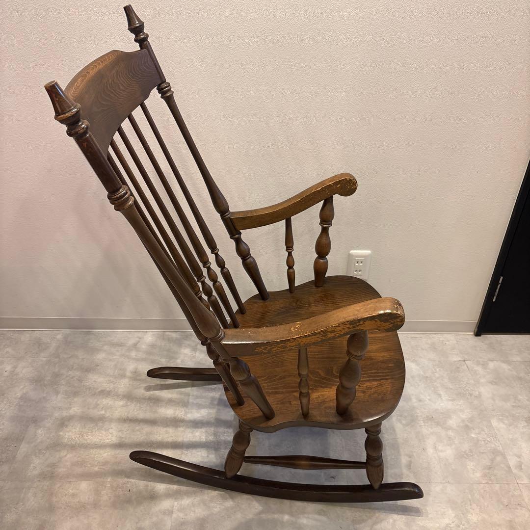 WINDS　ロッキングチェア　太平家具　レトロ