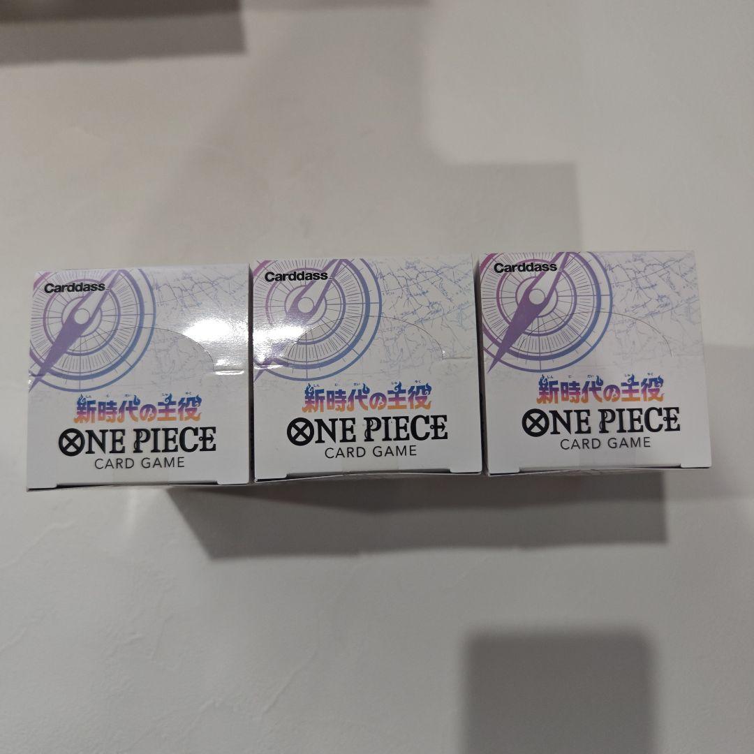 ONE PIECE カードゲーム/4箱セット/新時代の主役/新品未開封品テープ付