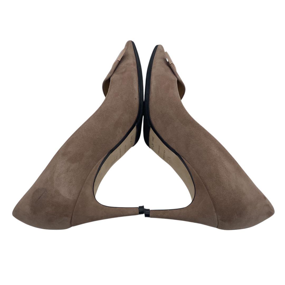 【美品】 セルジオロッシ パンプス スウェード ピンク ピンクベージュ