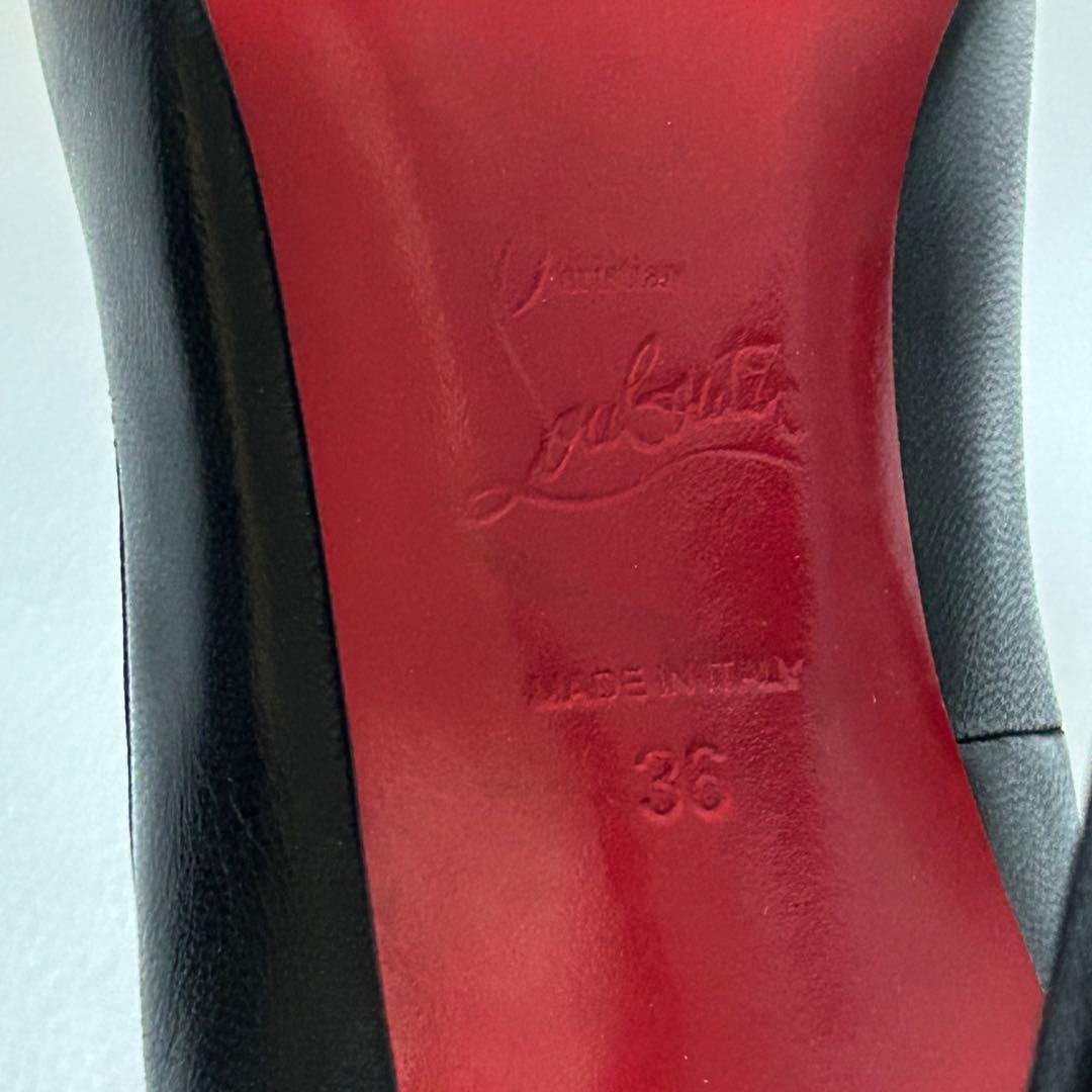 美品✨クリスチャンルブタン NEW DECOLTISSIMO 100 ブラック