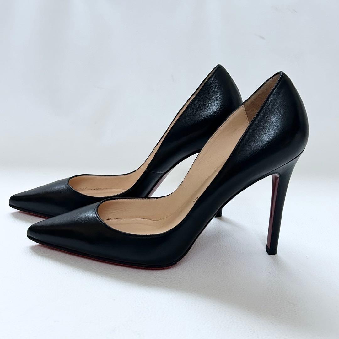 美品✨クリスチャンルブタン NEW DECOLTISSIMO 100 ブラック