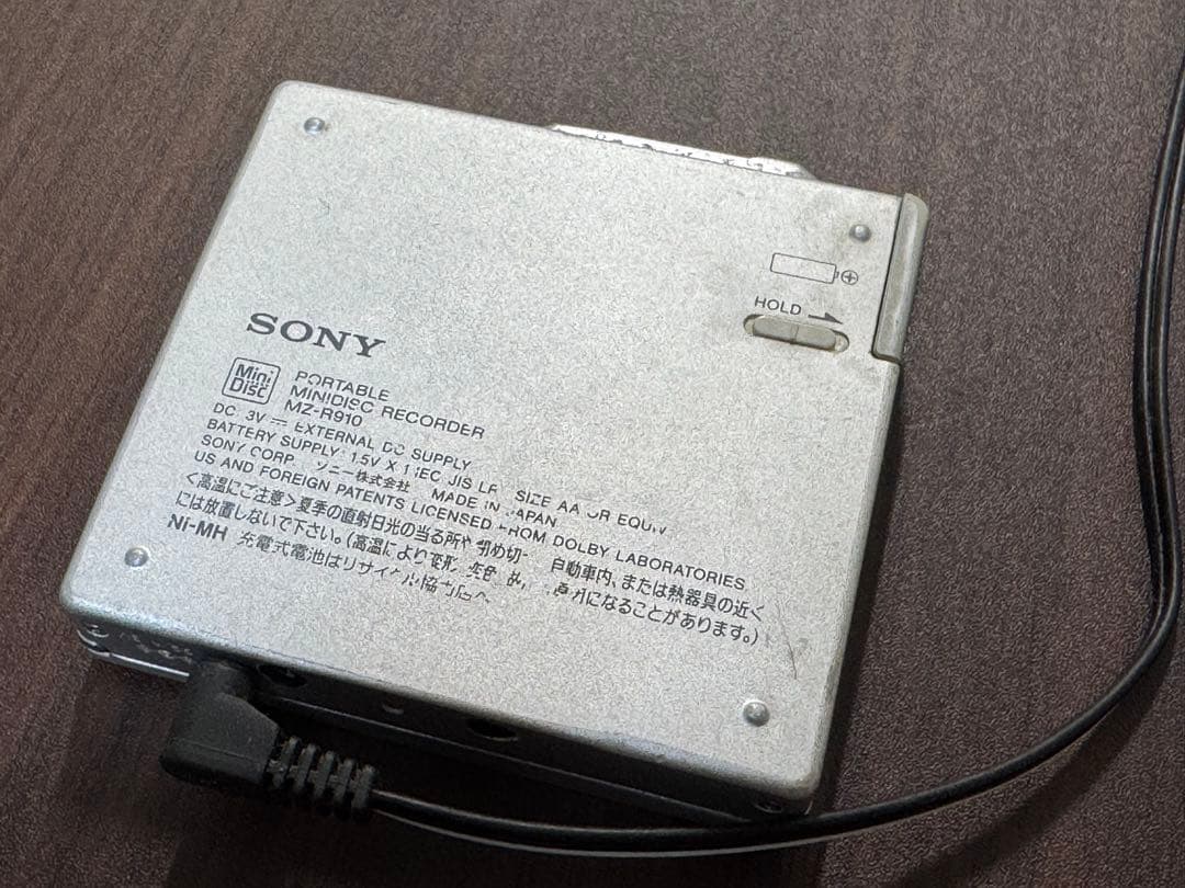 SONY MDウォークマン TYPE-R MZ-R910