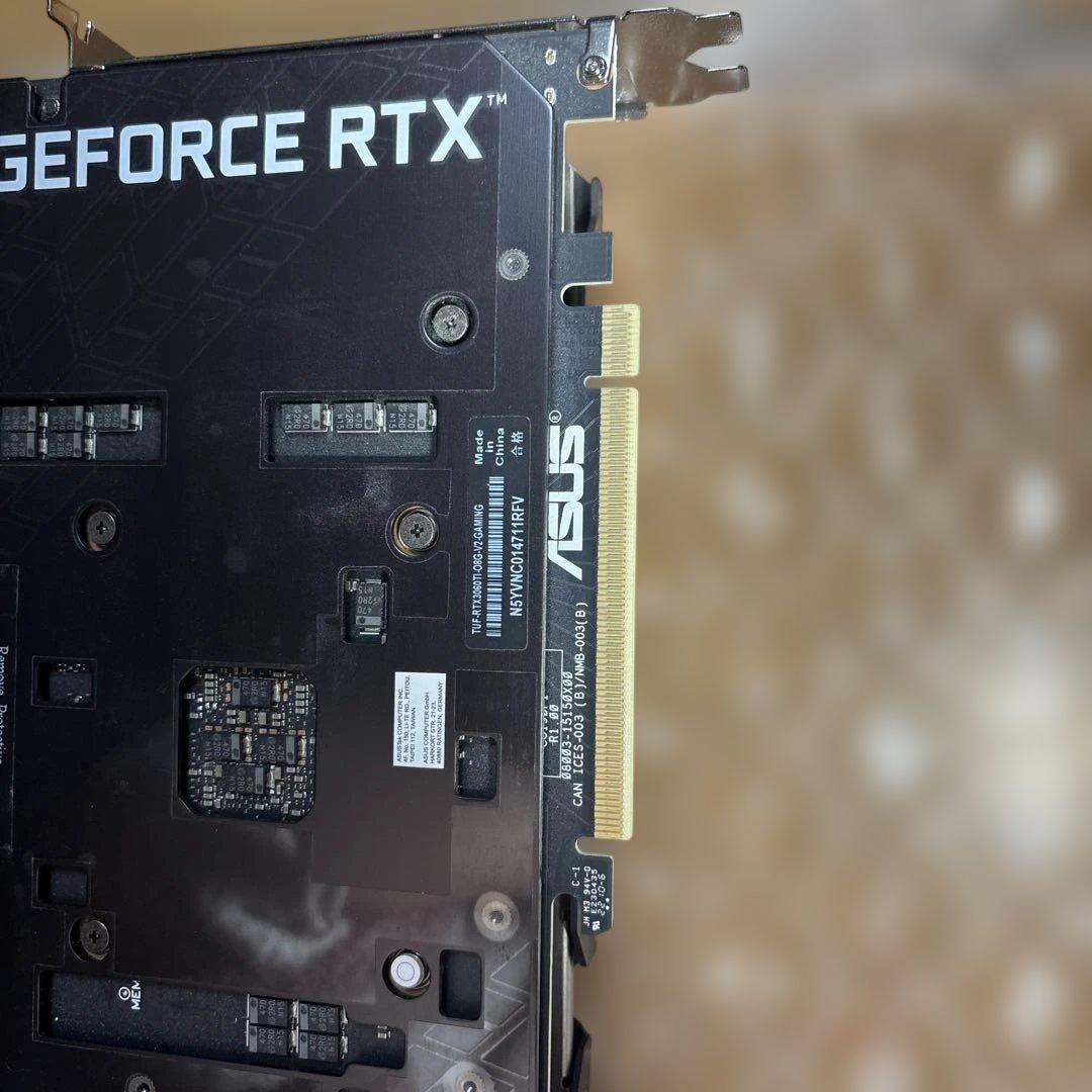 グラフィックボード・グラボ・ビデオカード ASUS TUF-RTX3060TI-O8G-GAMING