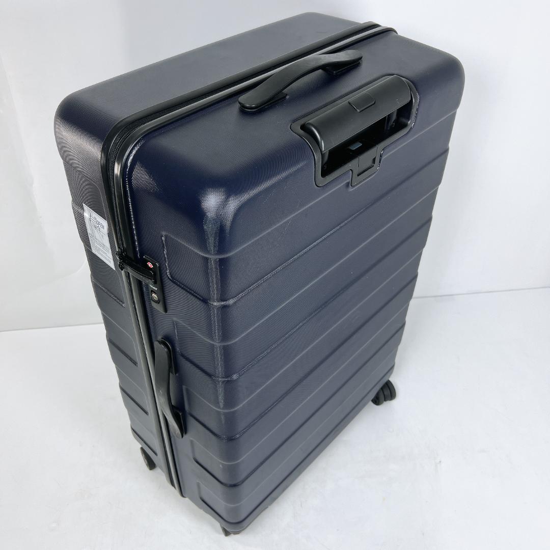 無印良品 MUJI スーツケース キャリーバッグ 大容量 105L ネイビー