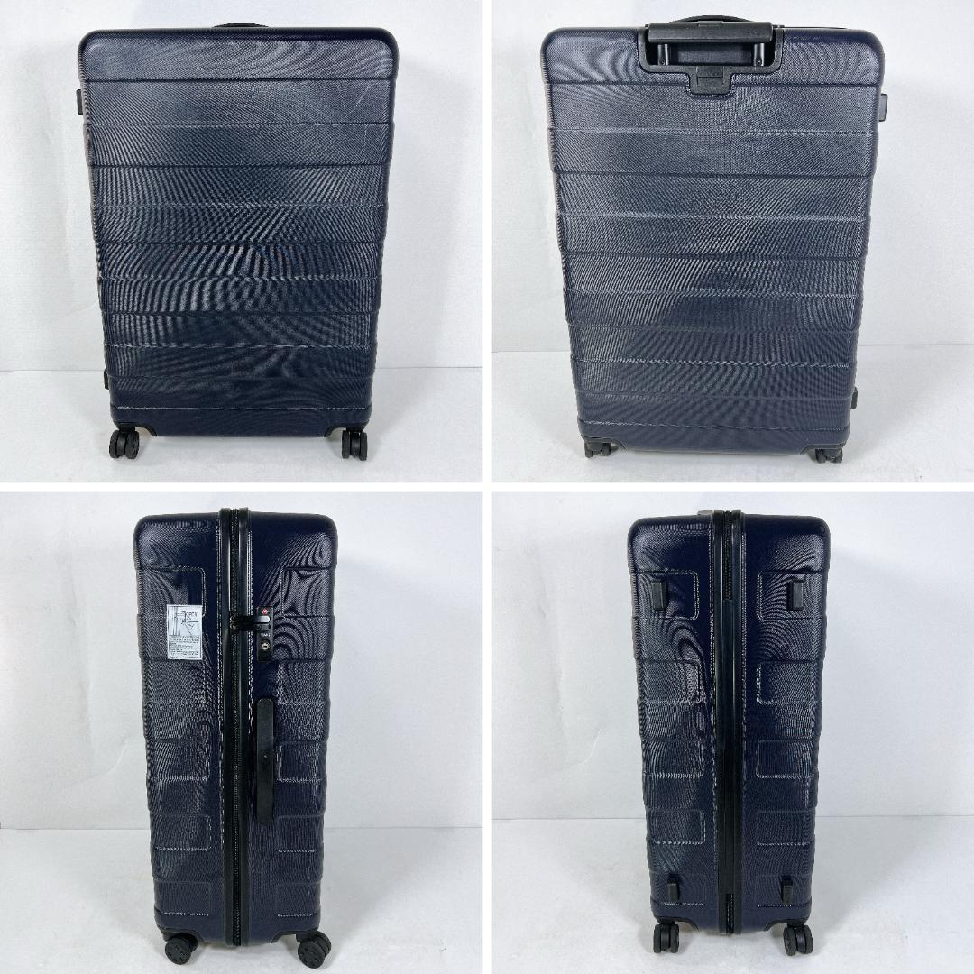 無印良品 MUJI スーツケース キャリーバッグ 大容量 105L ネイビー