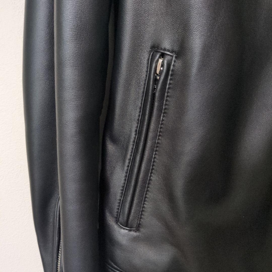 【Magine】シングルライダースジャケット BLACK 46