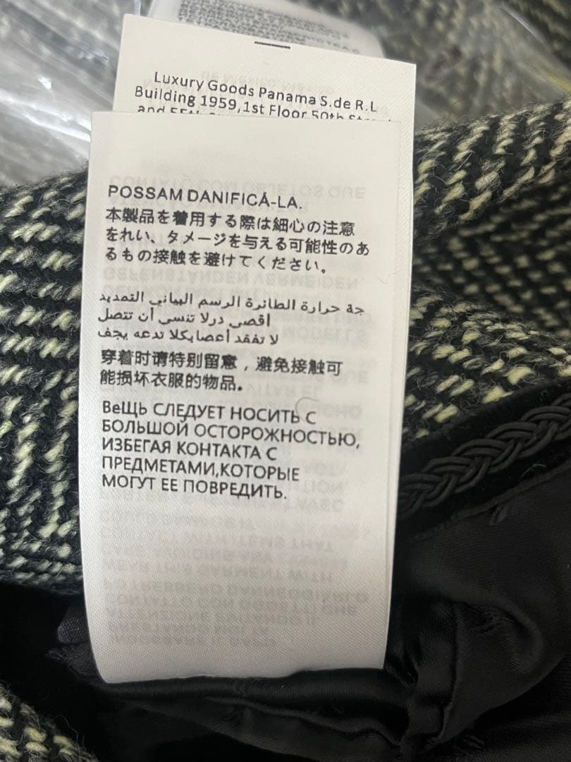 【美品】GUCCI グッチ ツイード クロップド ジャケット 金ボタン