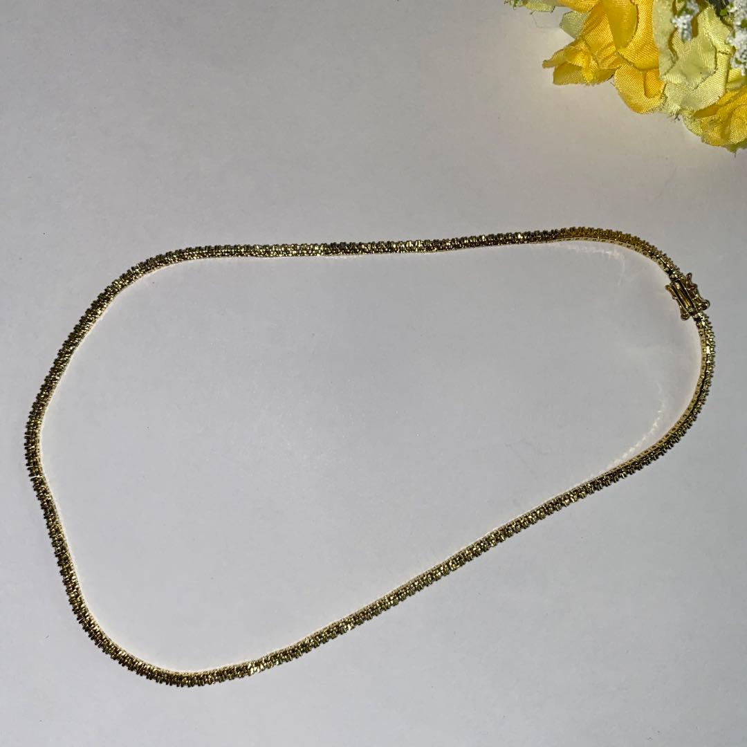 Glitter ゴールドネックレス 47cm