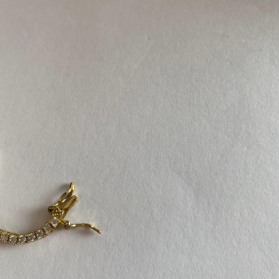 Glitter ゴールドネックレス 47cm