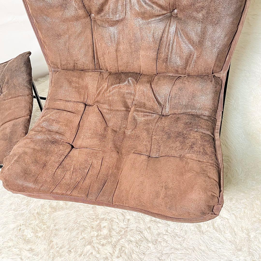 【美品】ニトリ　バタフライチェア ハイバック＆折りたたみスツール