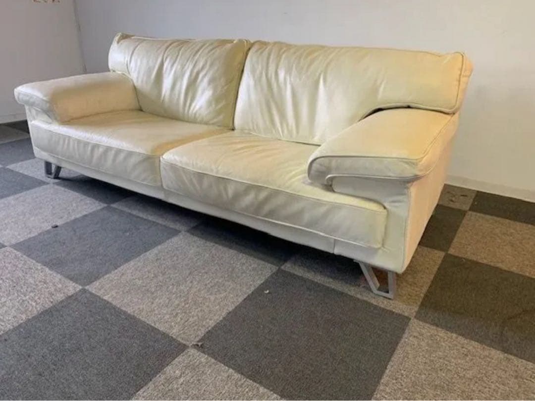 ACTUS アクタス　ソファ　レザー　ホワイト