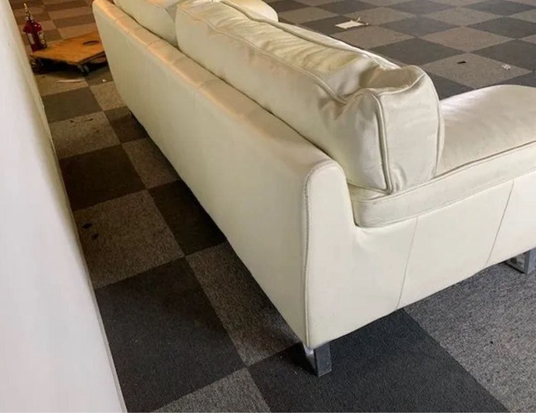 ACTUS アクタス　ソファ　レザー　ホワイト