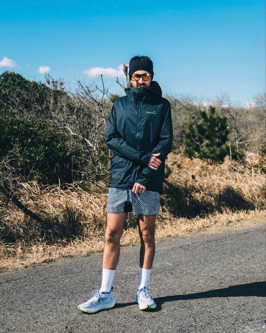 ウォーキング・ランニングウェア charbon DAZZLE CAMOUFLAGE RACING SHORTS