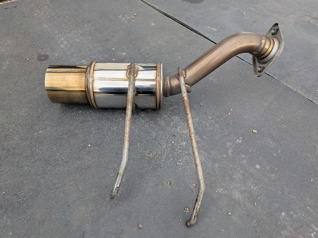 NDロードスター用 オールステンレス砲弾型マフラー