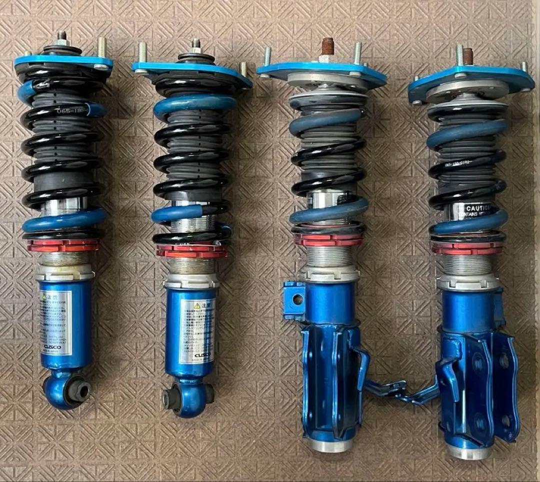 低走行! ピロアッパー クスコ ストリートゼロ 全長調整式車高調 ZD8/ZN8