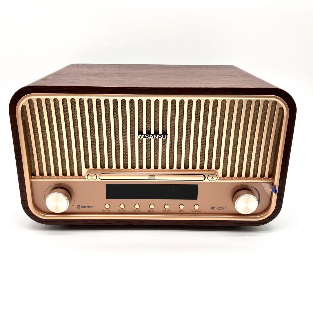 SANSUI SMS-820BT CDステレオシステム Bluetooth搭載