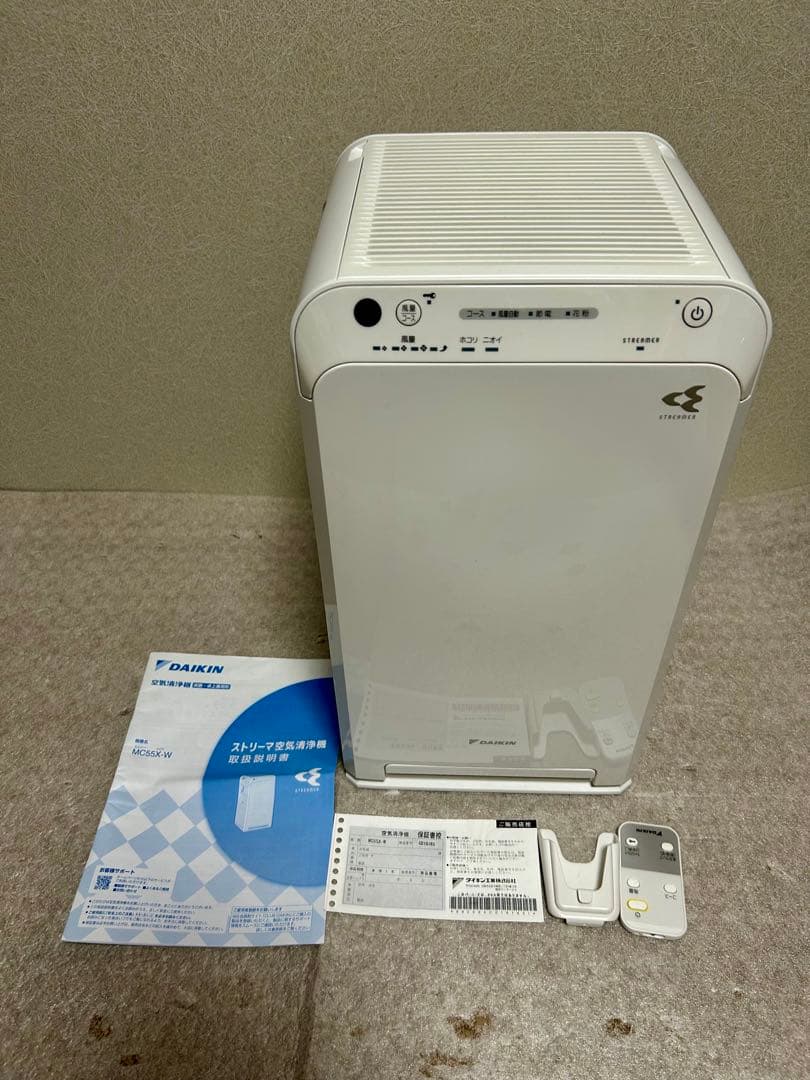 DAIKIN 空気清浄機 MC55X-W 取り扱い説明書付き