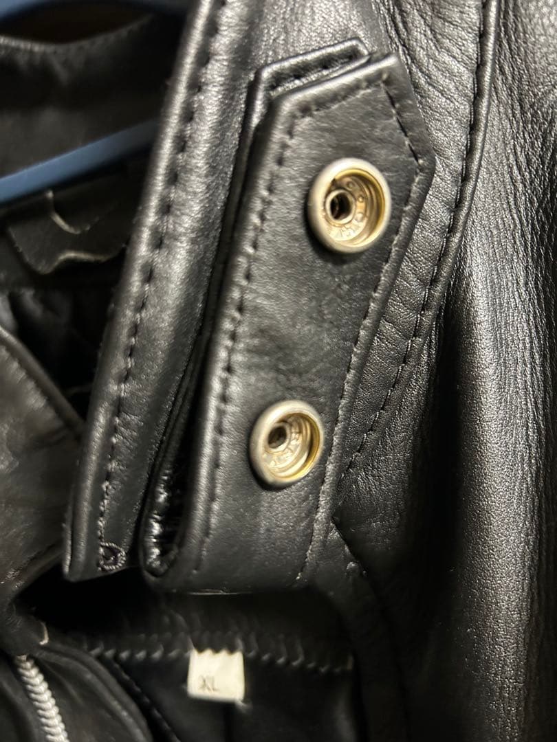 シングルライダースジャケット　牛革