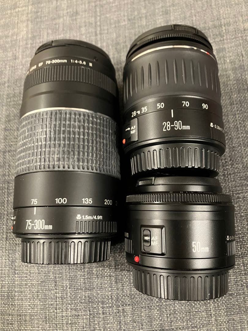 ✨*✨様 Canon EF レンズ3本セット 75-300 28-90 50mm