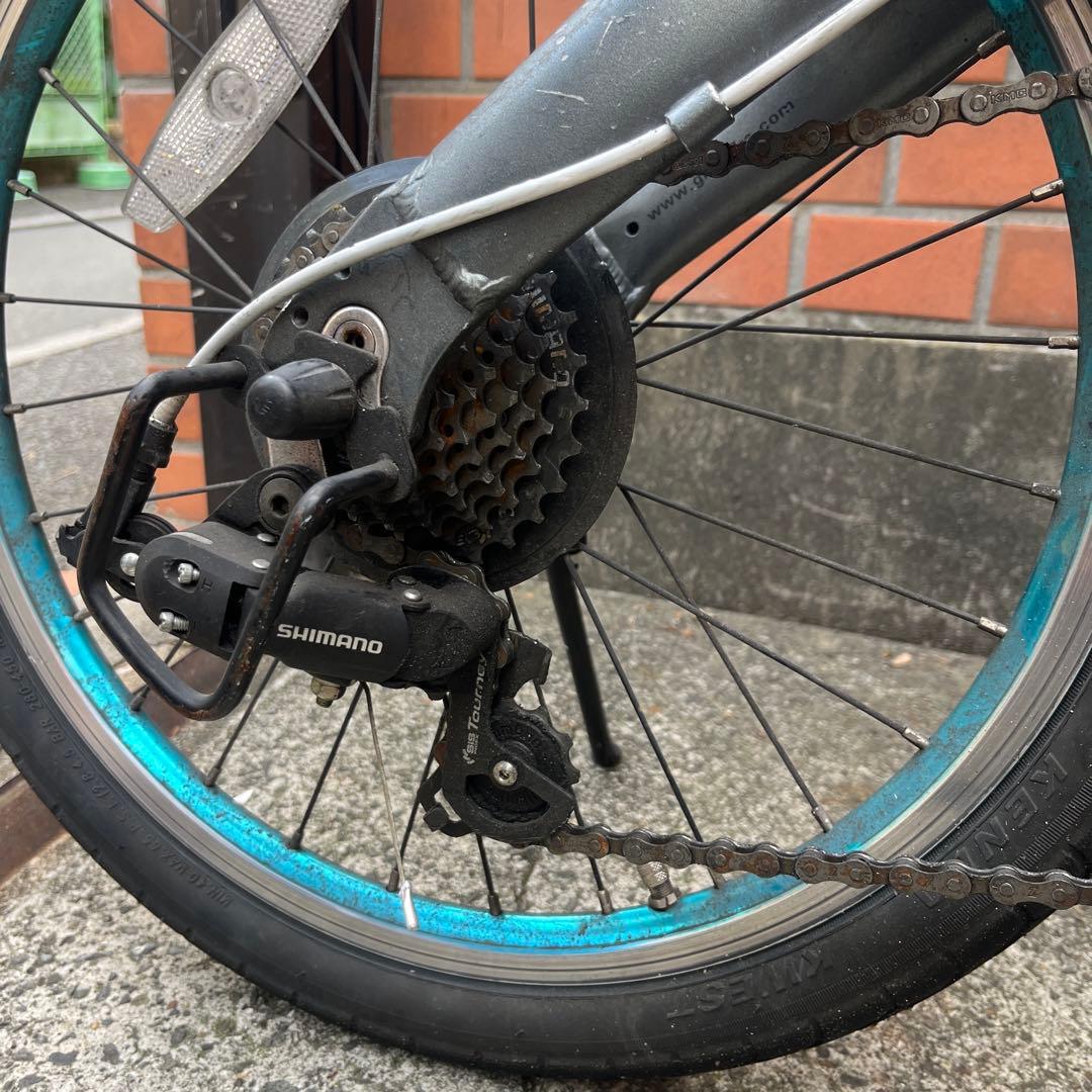 RENAULT 折りたたみ自転車 グレー