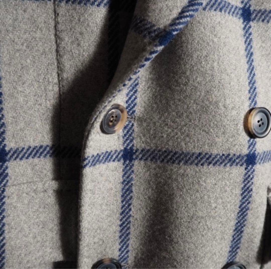 Stile Latino スティレラティーノ ウィンドウペーン コート42