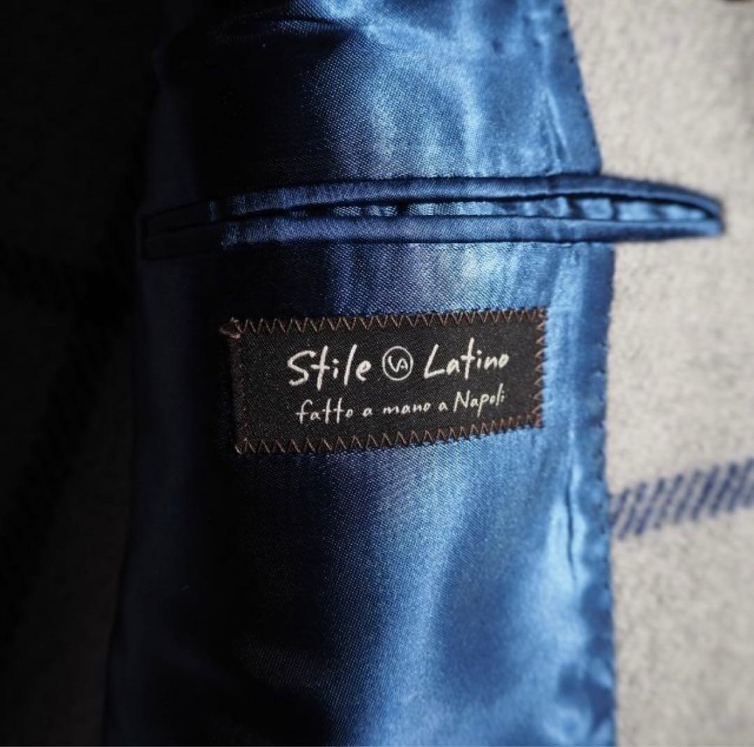 Stile Latino スティレラティーノ ウィンドウペーン コート42