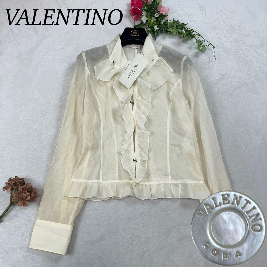 J426 新品未使用 タグ付き M 40 ヴァレンティノ ブラウス レディース