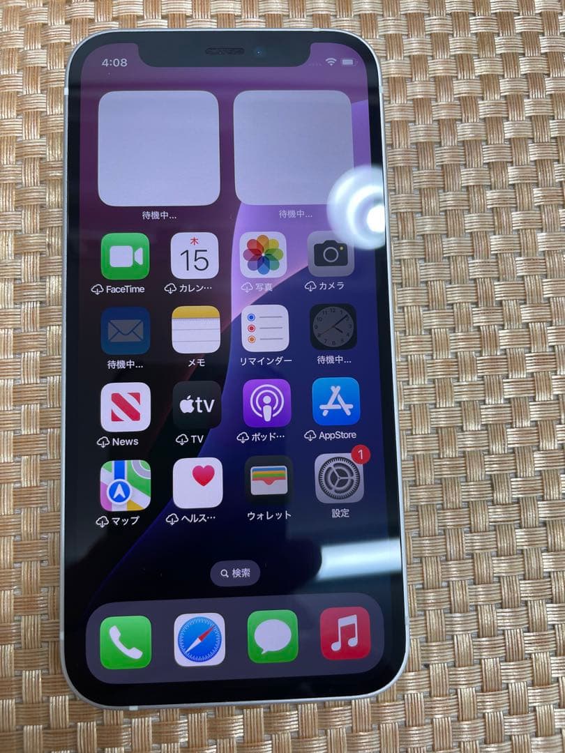 iPhone 12 mini 128 GB ホワイトSIMフリー【0415】