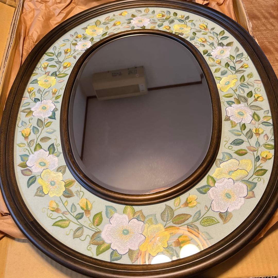 戸塚刺繍作品　額付き額大形