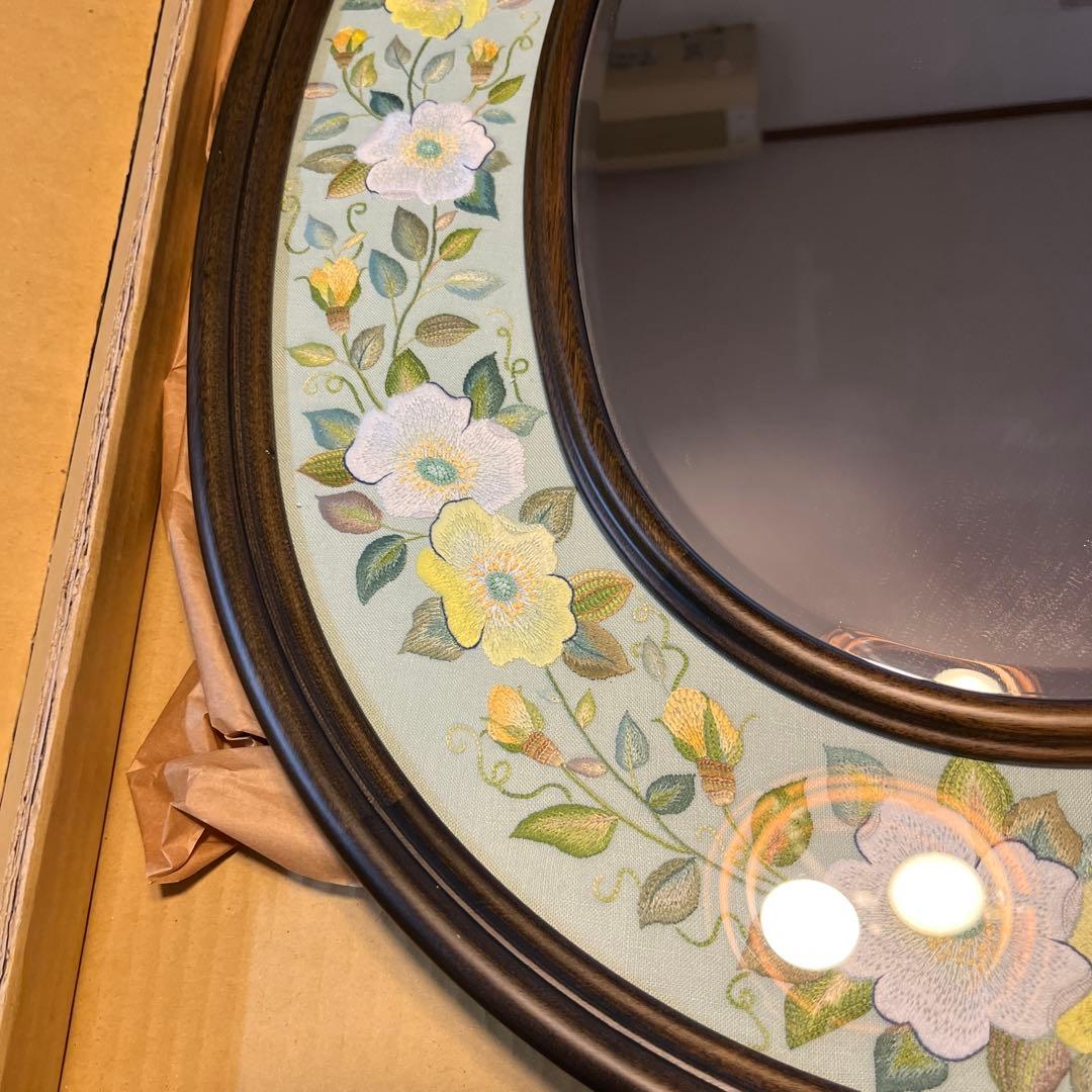 戸塚刺繍作品　額付き額大形