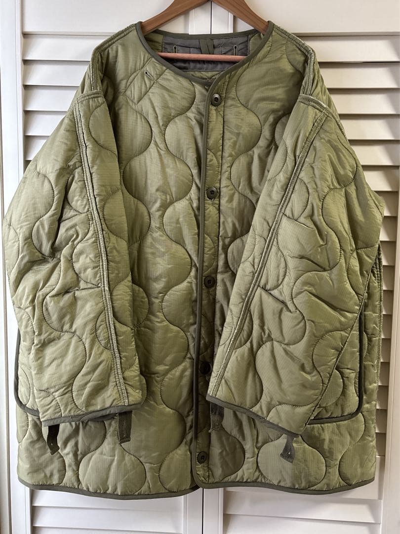 johnbull ミリタリージャケット ライトオリーブキルティングジャケット