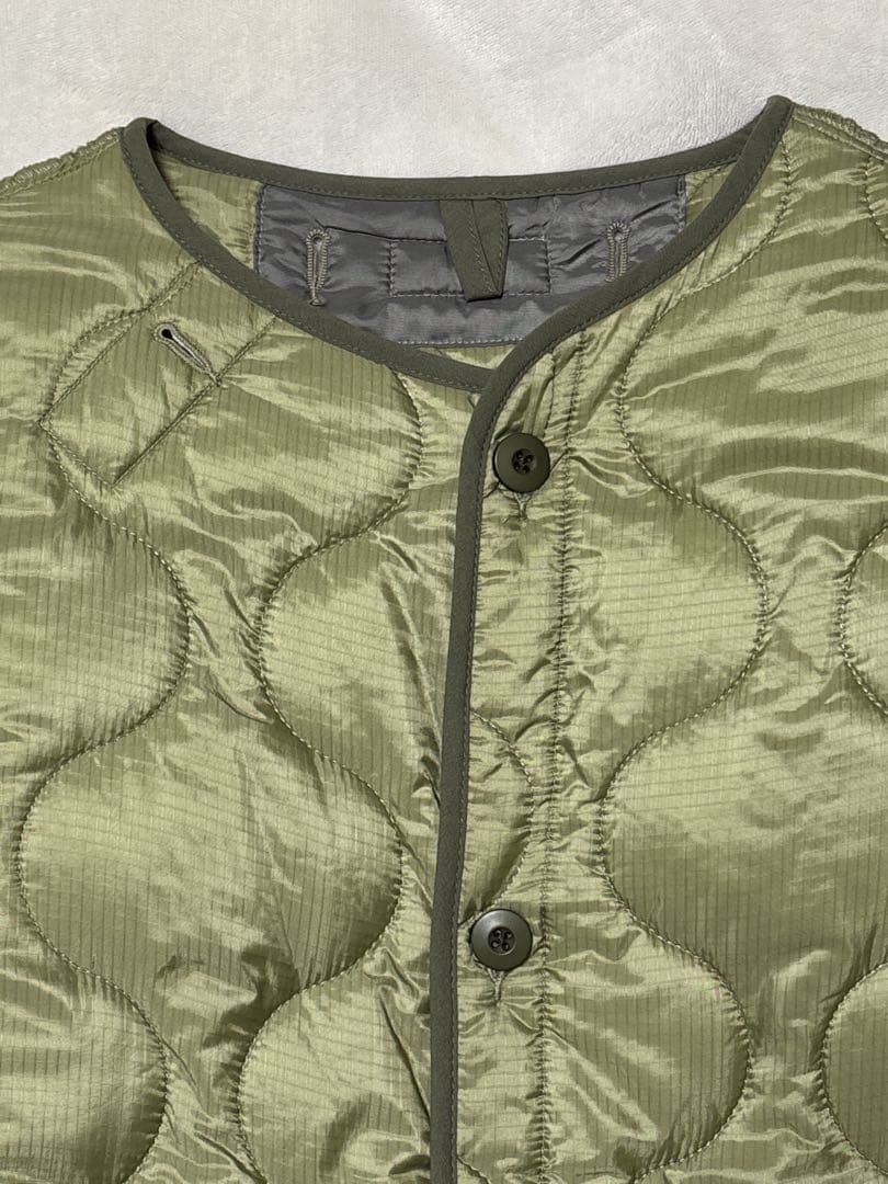 johnbull ミリタリージャケット ライトオリーブキルティングジャケット