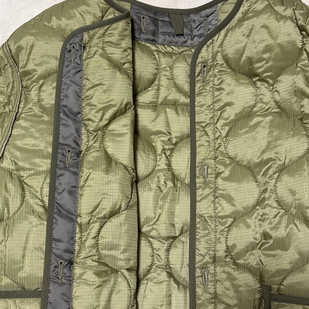 johnbull ミリタリージャケット ライトオリーブキルティングジャケット