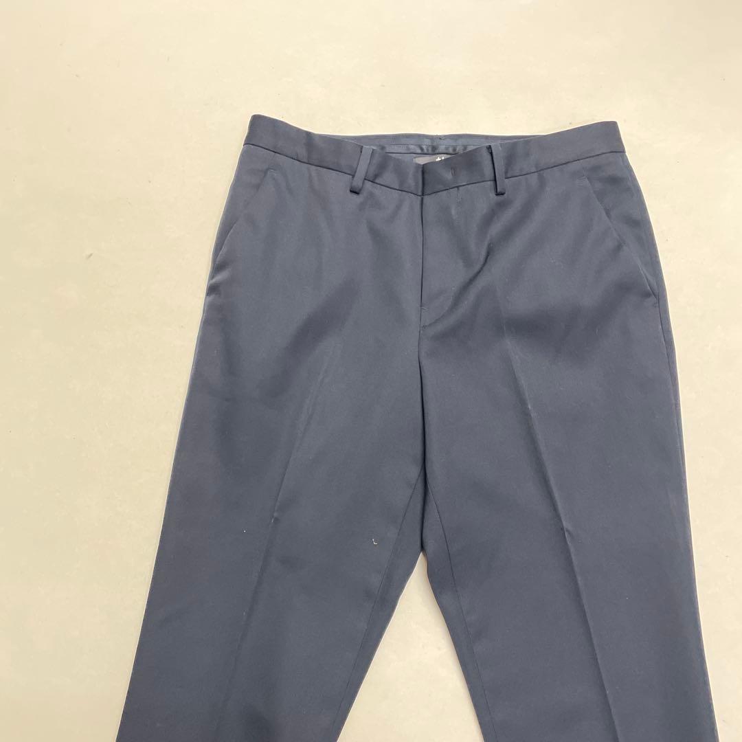 ぶるぶる美品！　ユニクロ +J ウール セットアップ　Lサイズ ネイビー