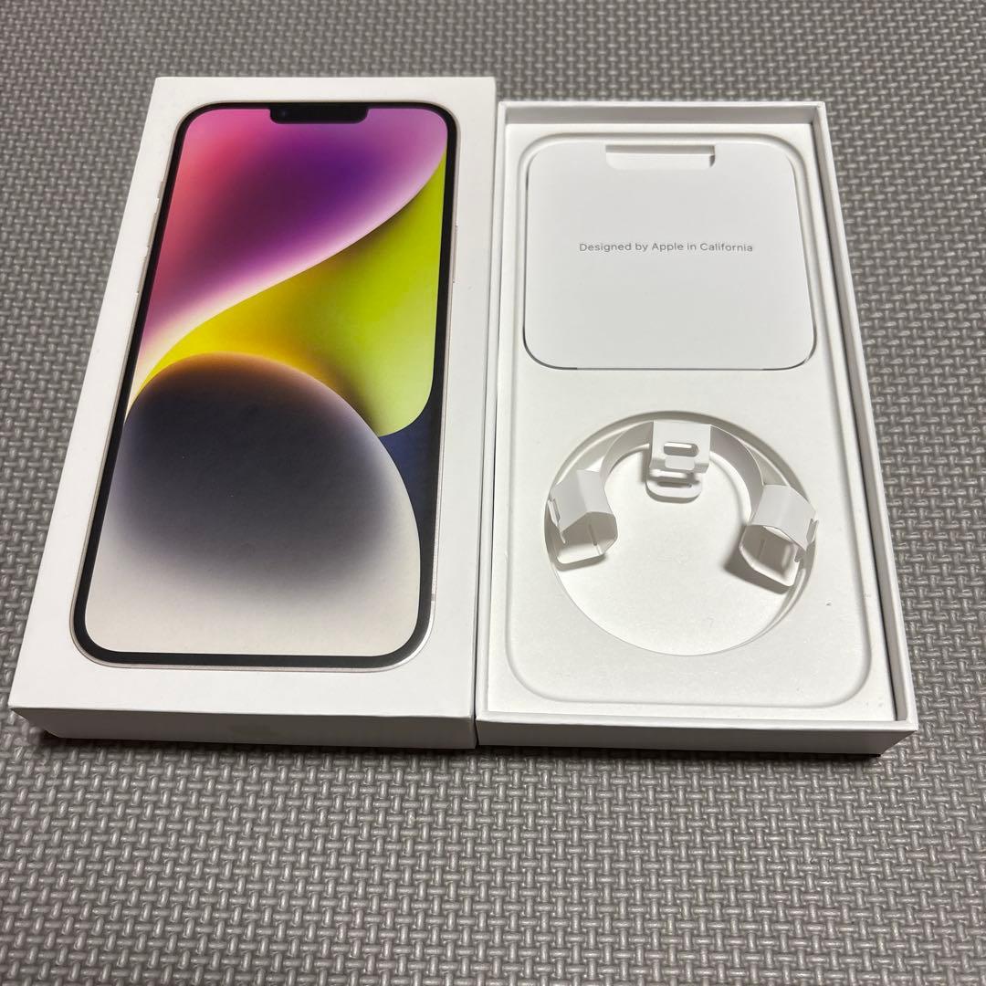 iPhone 14 plus 128GB ホワイト　白