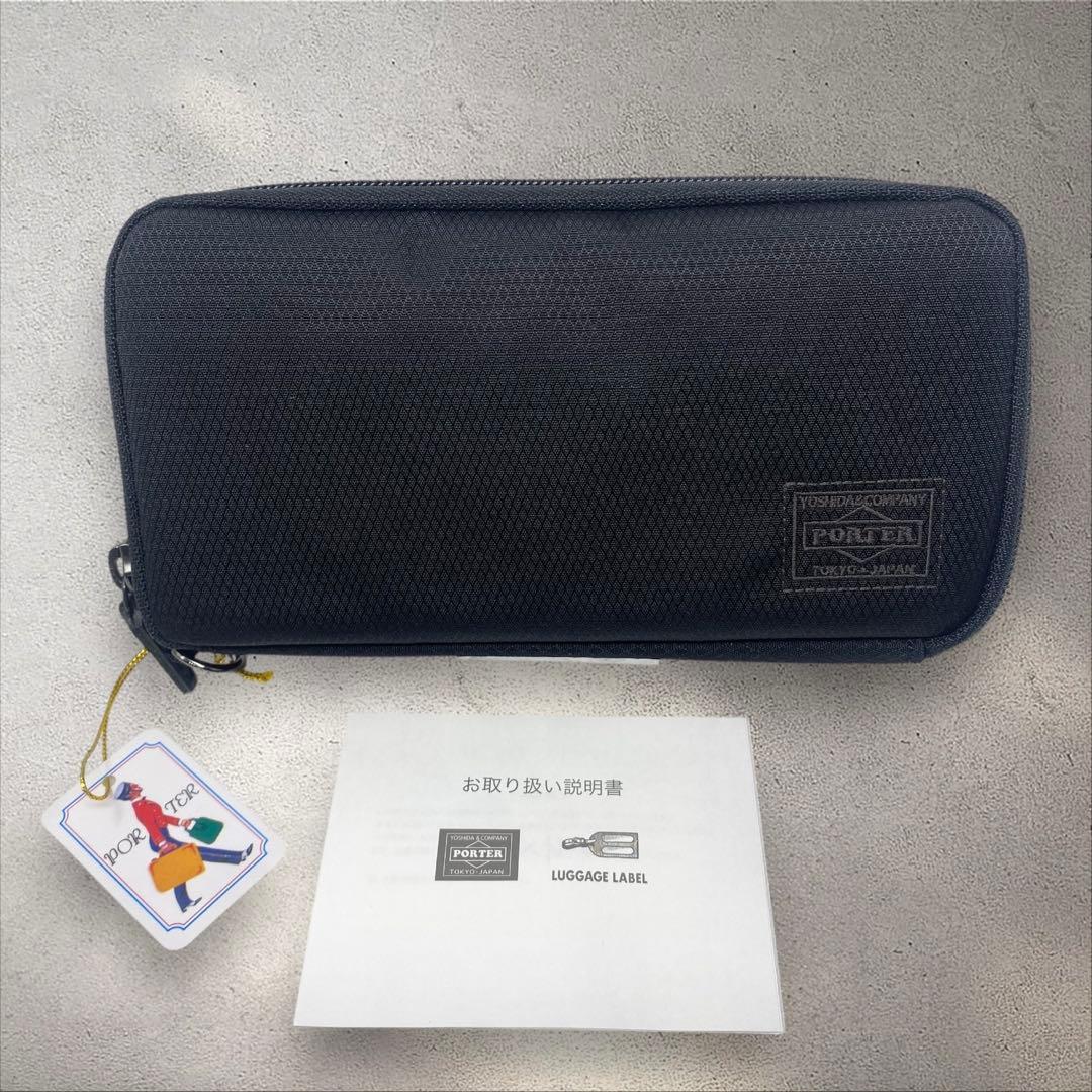 PORTER DILL 長財布 ブラック ディル ポーター 財布 黒 ナイロン