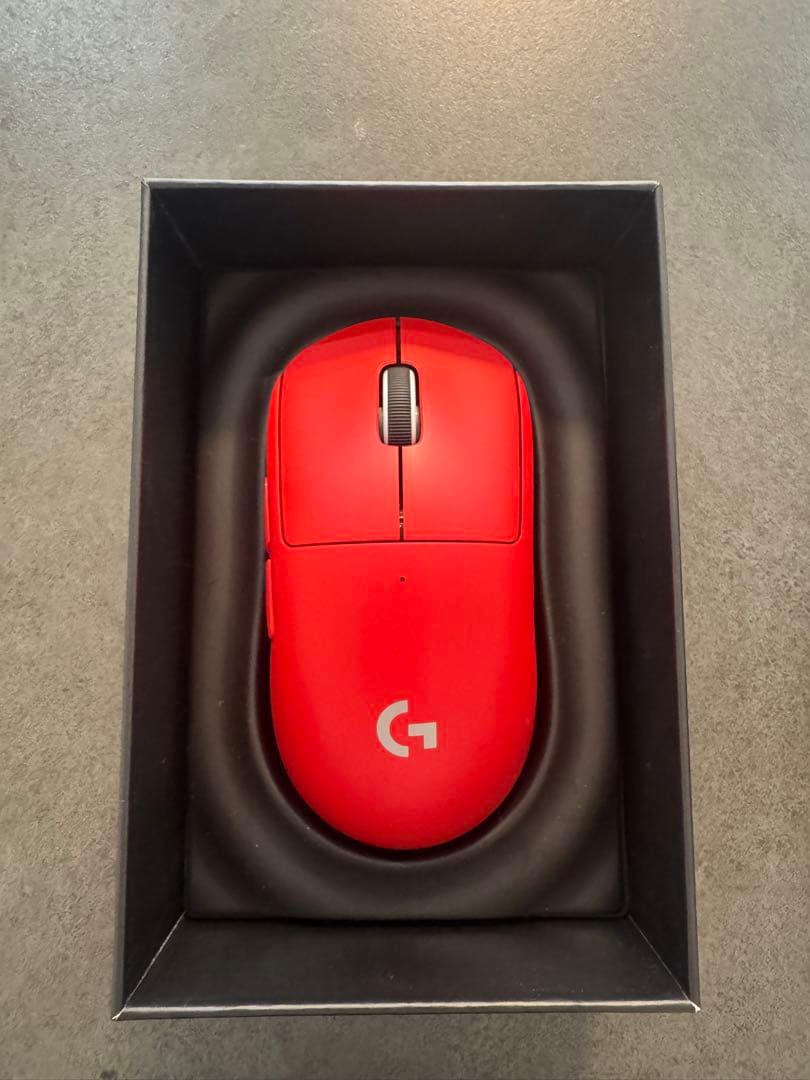 logicool G PRO X SUPERLIGHT 赤