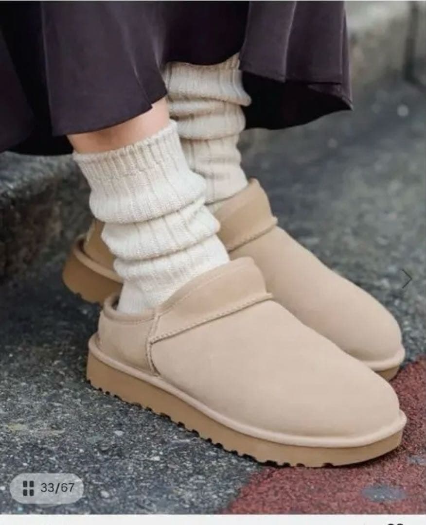 完売品♡UGG CLASSIC SLIPPER ベージュ24サイズ