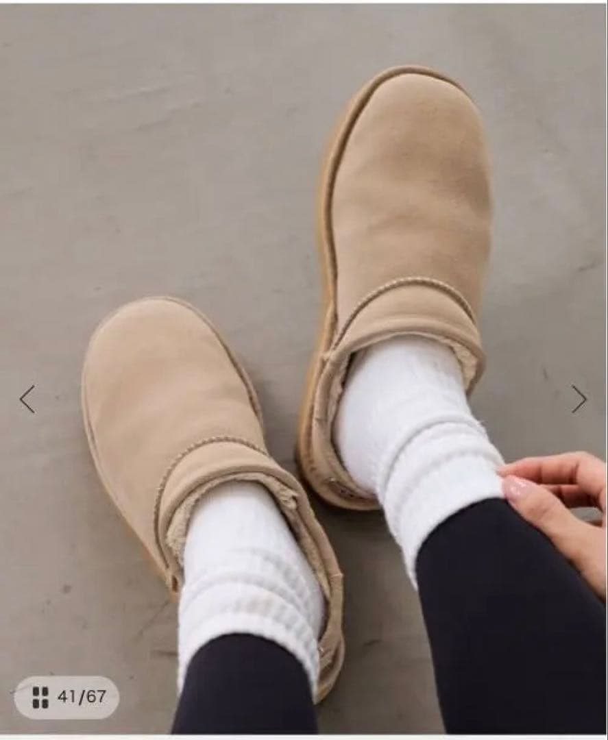 完売品♡UGG CLASSIC SLIPPER ベージュ24サイズ