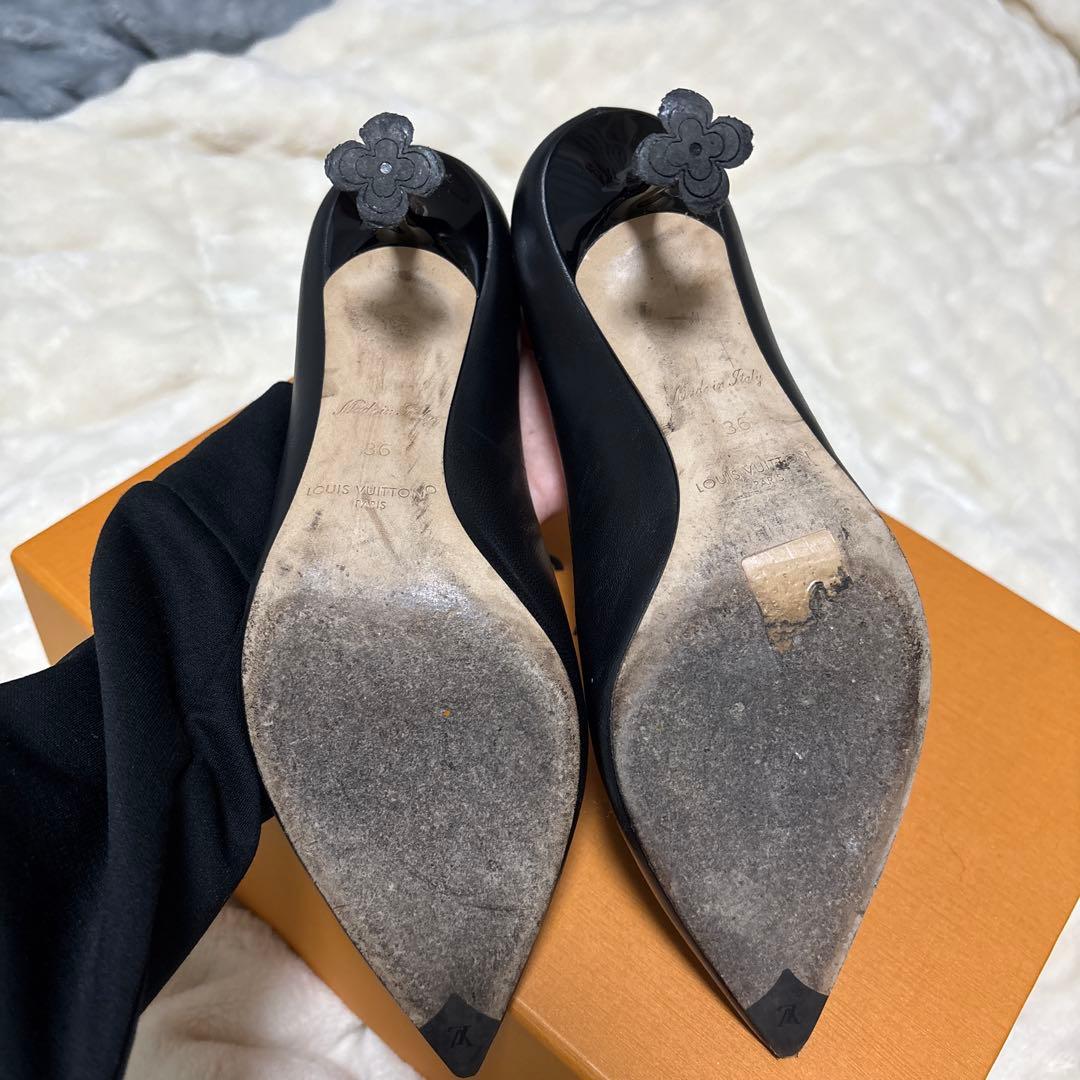 LOUIS VUITTON ブラックハイヒール