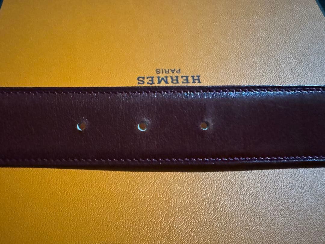 エルメス Ｈベルト リバーシブル 革30mm