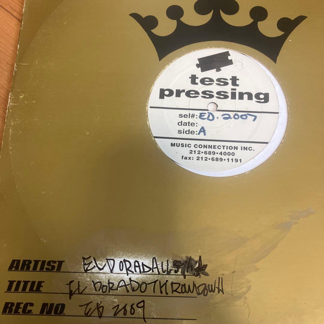 EL DORADO THROWN DOWN テストプレス盤 LTS PROMO