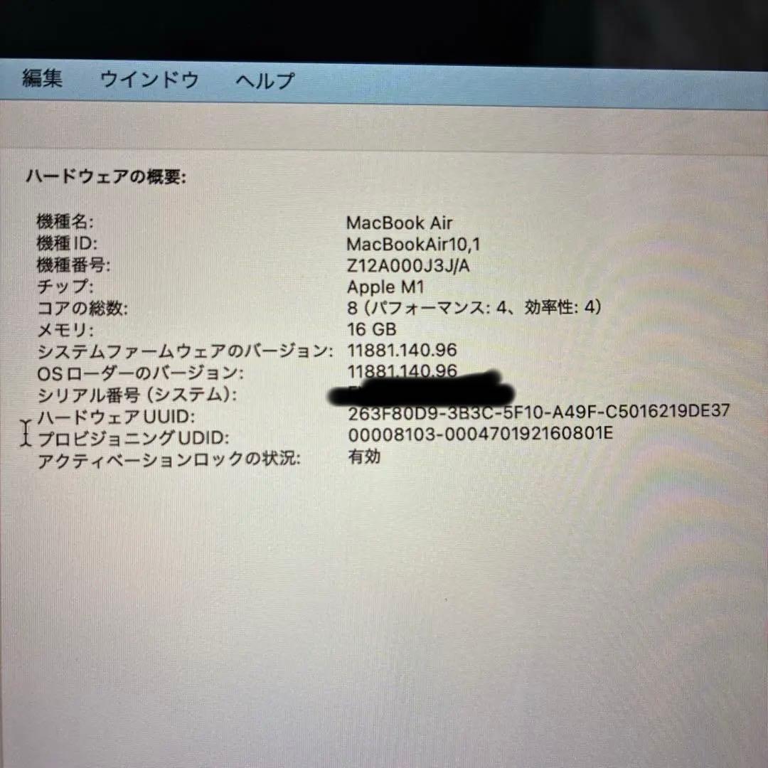 MacBook Air 13-inch 16G 256GB US配列　新品付属品