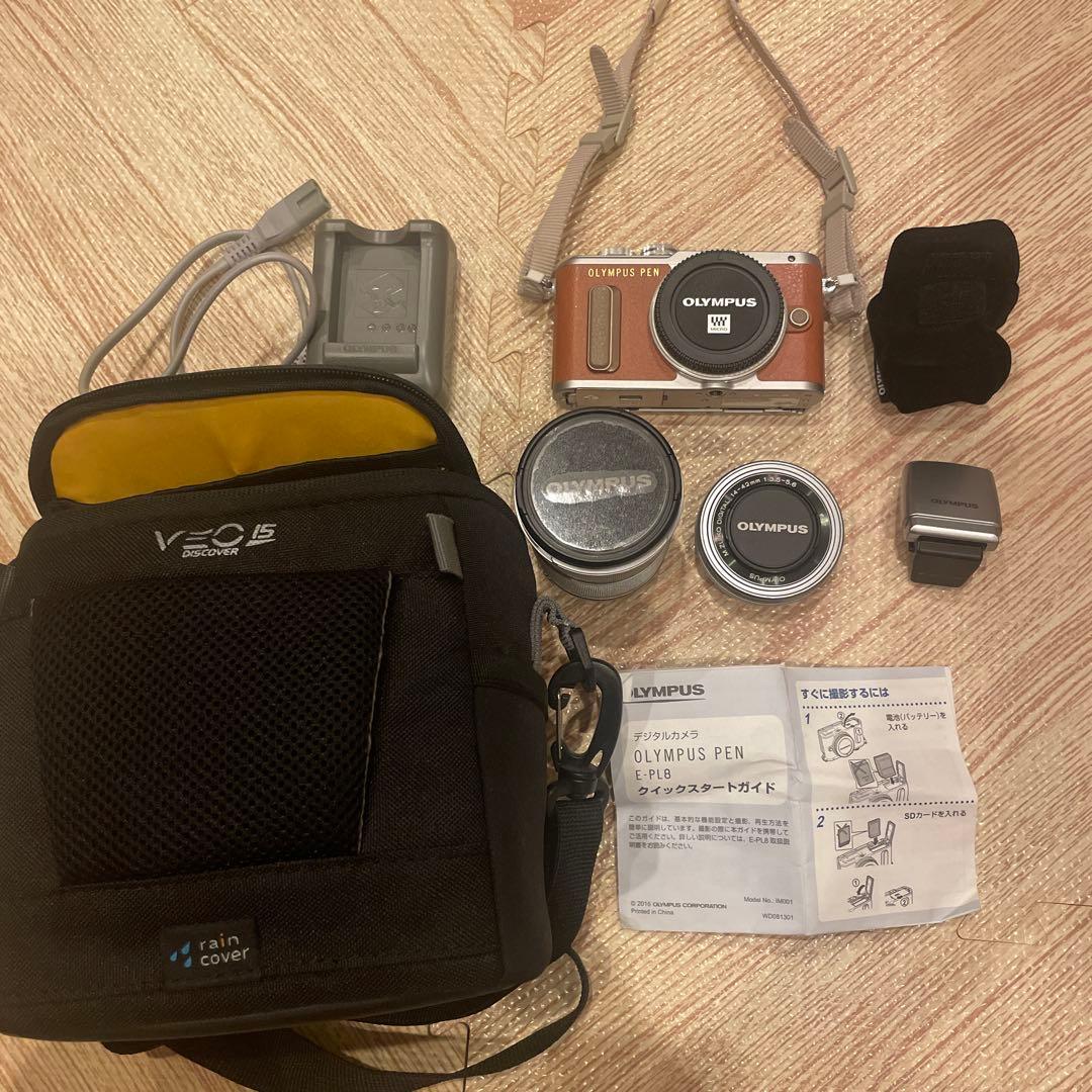 OLYMPUS PEN デジタル一眼レフ 40-150mmレンズ付き　E-PL8