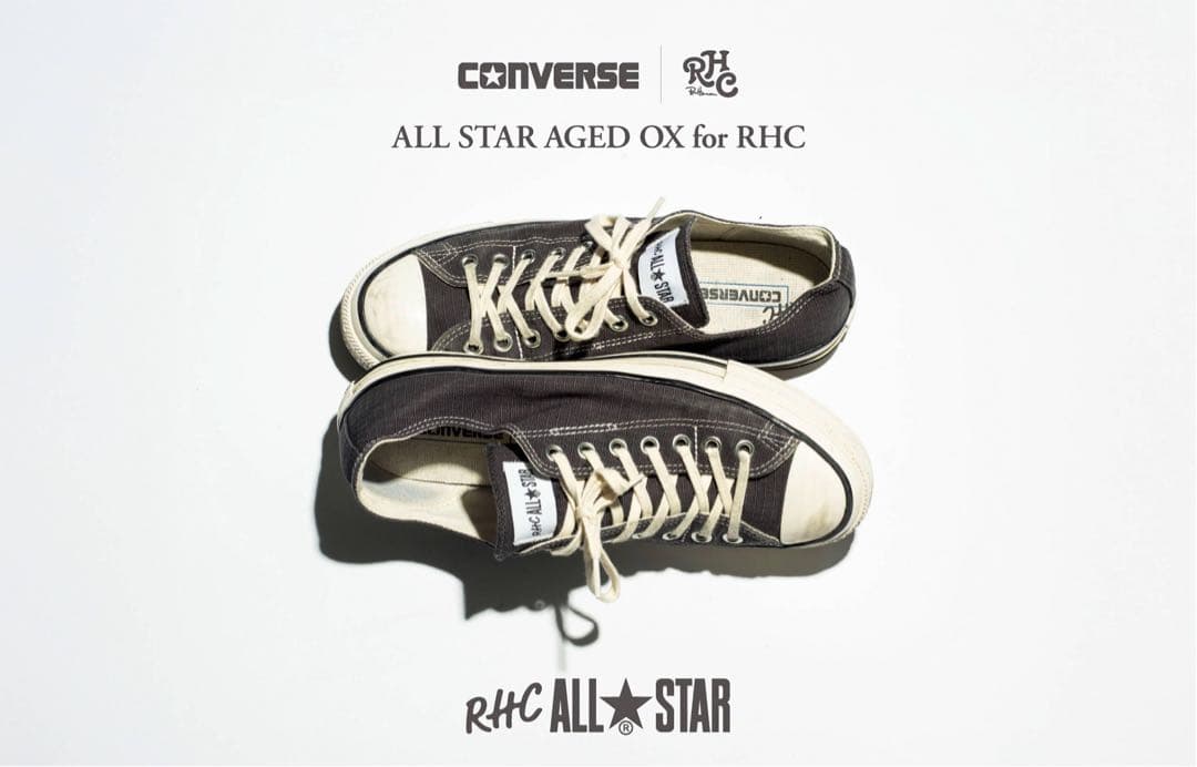 3回着用　ロンハーマン別注　RHC Converse All Star 26.0