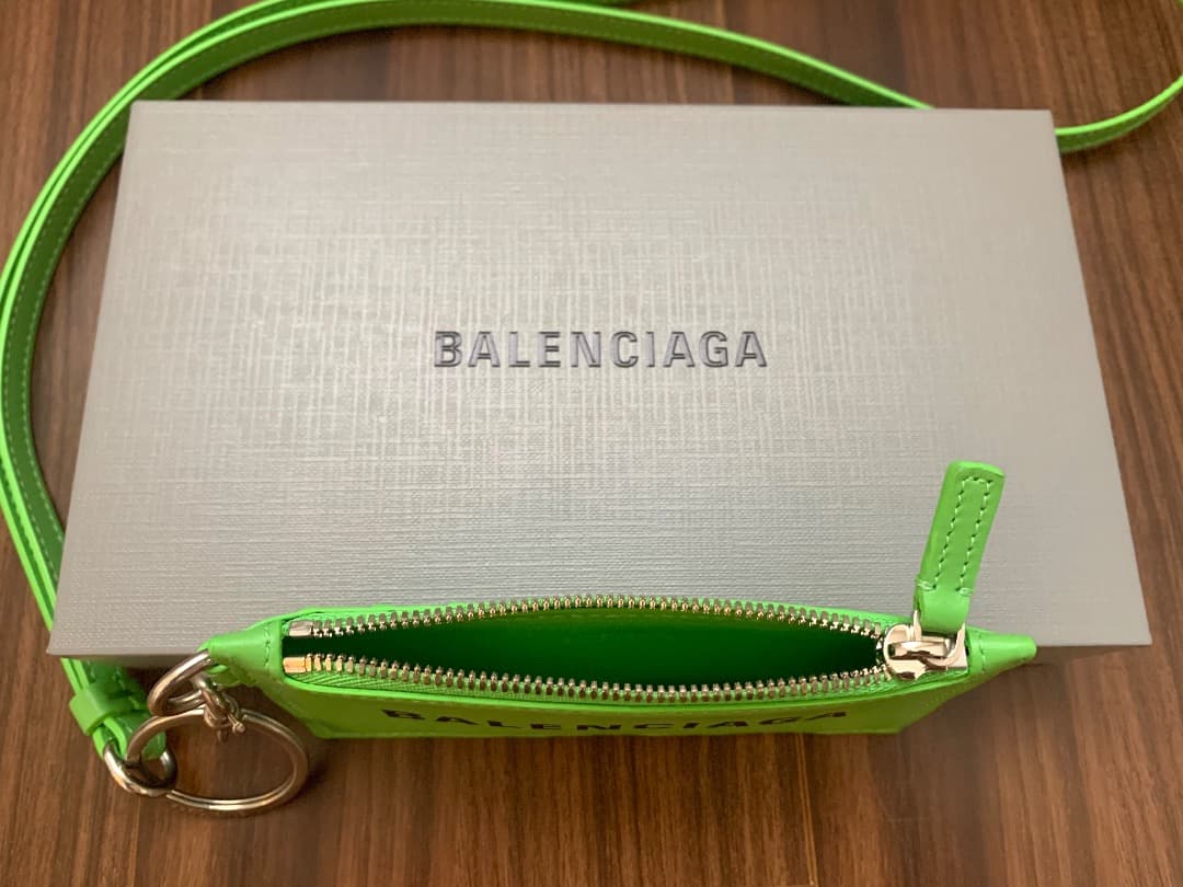 BALENCIAGA バレンシアガ CASHカードケース付きキーリング 財布