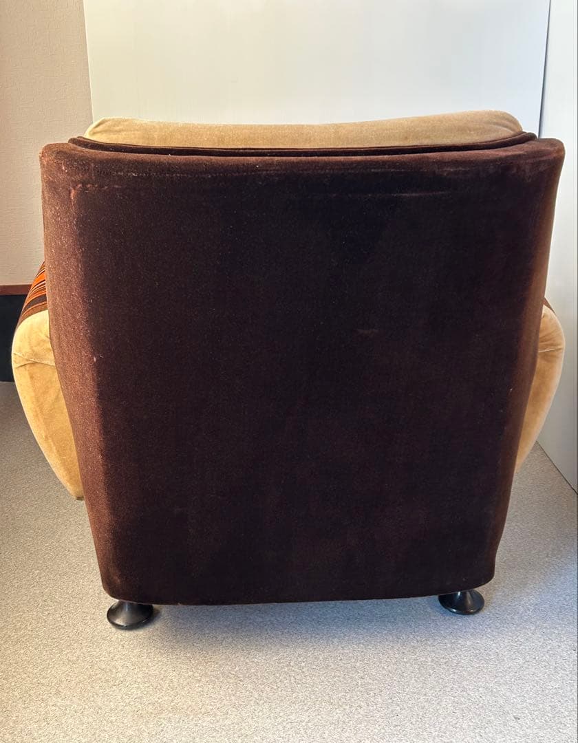 1Pソファ ミッドセンチュリー　昭和レトロ　モダン　ラウンジチェア　ヴィンテージ