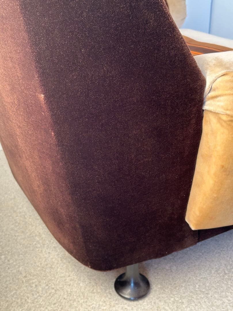 1Pソファ ミッドセンチュリー　昭和レトロ　モダン　ラウンジチェア　ヴィンテージ